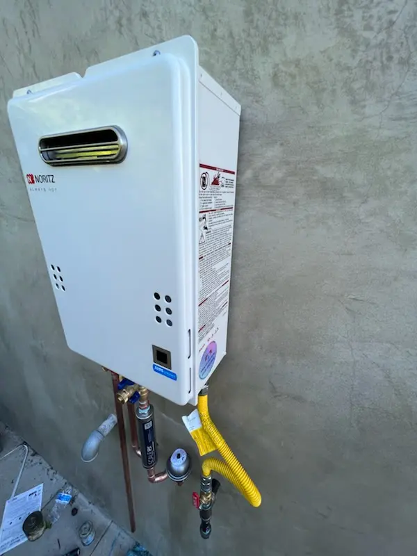 Tankless water heater installation for East of Smith Park homes